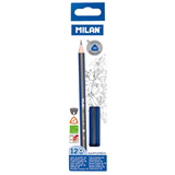 Milan Graphite Pencils 2b Pack 12 Triangular
